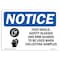 Signmission OSHA Sign, Face Shields Glasses With Symbol, 14in X 10in Rigid Plastic, 14" W, 10" H, Landscape OS-NS-P-1014-L-12395 - alternate 1